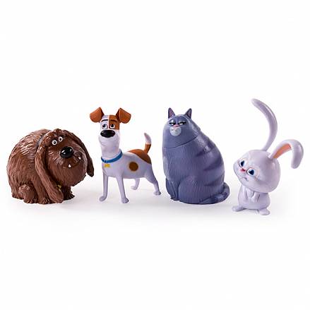 4 фигурки героев Secret Life of Pets - Тайная жизнь домашних животных 